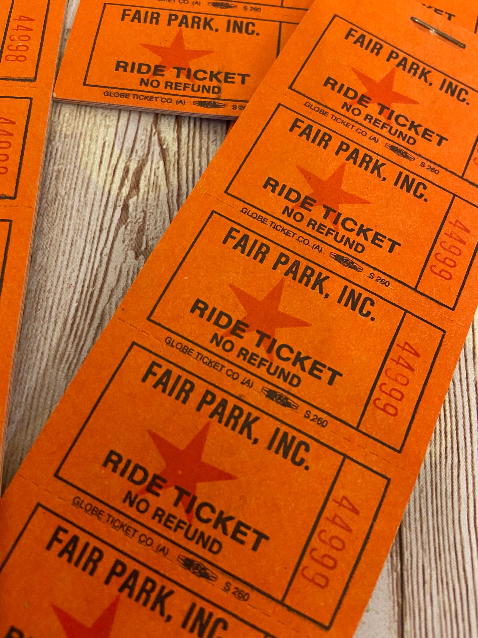 1960 Fair Park Texas Ride Tickets from State Fair of Texas Etsy
