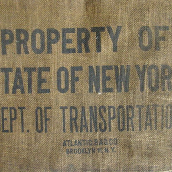 1950 Brooklyn Nueva York sacos de arena bolsa de arpillera con forro negro para rellenar con arena