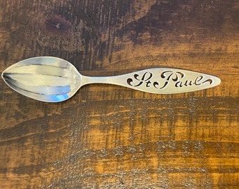 Antique Sterling Souvenir Spoon St. Paul     1930s Sterling Souvenir Spoon