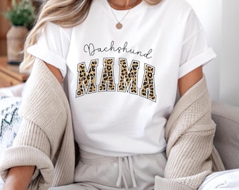 Dachshund Shirt, Dachshund Mom Tee, Wiener Dog Gift, Dachshund Crewneck