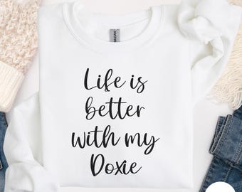 Dachshund Sweatshirt, Dachshund Shirt, Dachshund Mom Tee, Wiener Dog Gift, Dachshund Crewneck
