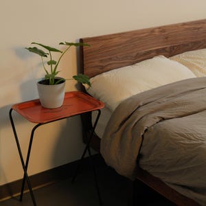 Kyoto Bed With Headboard, Modern Design Bed, Japanese Joinery Design, Solid Wooden Bed, Solid Wood Furniture