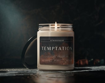 Temptation Scented Soy Candle, 9oz Atmosphere, Candle