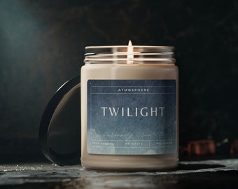 Vela de soja perfumada Crepúsculo, atmósfera de 9 oz, vela
