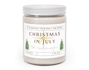 Christmas In July Scented Candles, 9oz