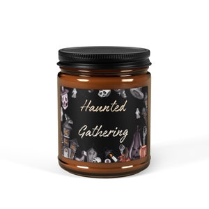 Haunted Gathering Candle, Spooky Season Candle, Home Decor, Halloween Home Decor, Halloween Candle, Family, Friends, Witchy Candle
