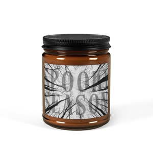 Spooky Season Scented Soy Candle: Halloween Gothic Decor