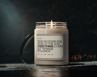 Vela de soja perfumada Down Bad, 9 oz TTPD