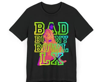 SB LX - Camiseta B*d B*nny Bowl LX / Camiseta neón de concierto pop