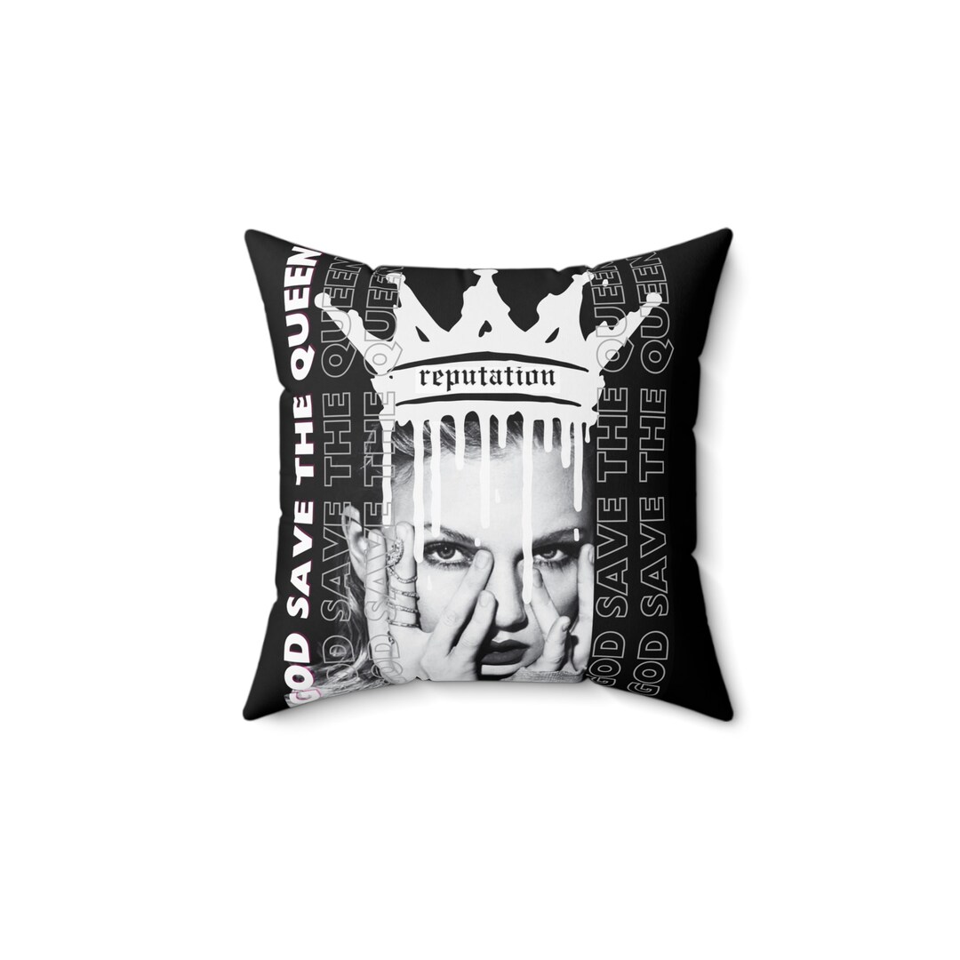 God Save the Queen, Taylor Swift Reputation Spun Polyester Square ...