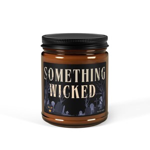 Something Wicked Candle, Spooky Season Candle, Halloween Candle, Ray Bradbury Candle, Home Decor, Halloween Accent, Witchy