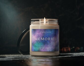 Vela perfumada de soja Memories, atmósfera de 9 oz, vela