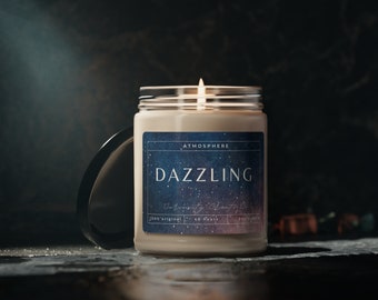 Vela de soja perfumada deslumbrante, atmósfera de 9 oz, vela