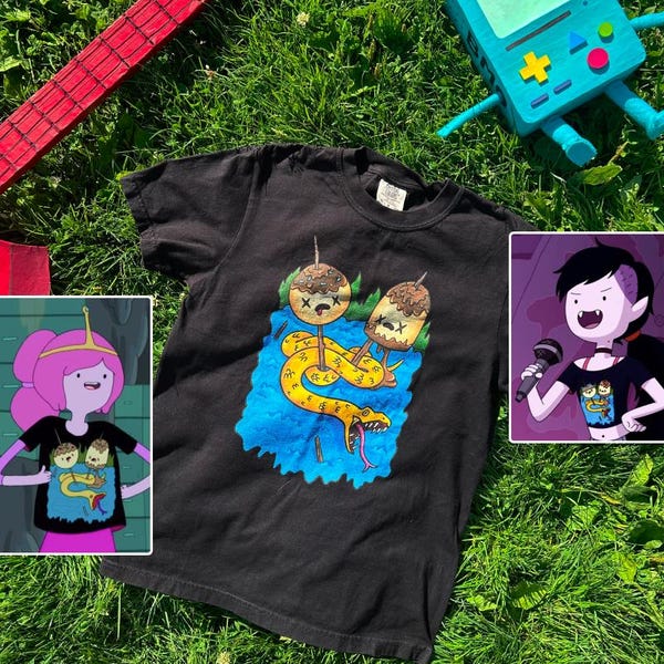 Marceline & Princess Bubblegum's Rock Shirt (Adult Unisex shirt)