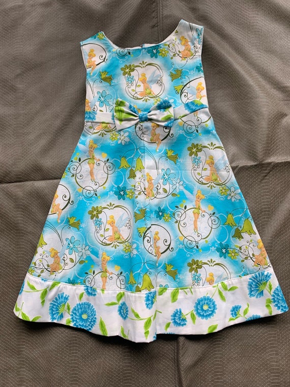 Handmade Sleeveless Tinkerbell Dress Size 3T Handmade Sleeveless Tinkerbell Dress Size 3T