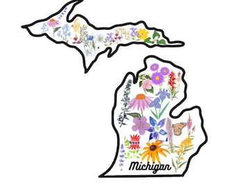 Michigan Wildflower Sticker