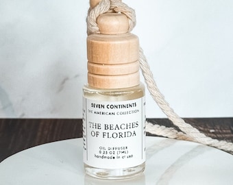 Florida Beach Car Diffuser: Summer Coconut Scent
