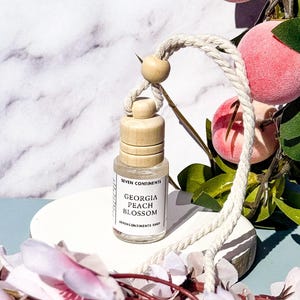 Georgia Peach Blossom Car Diffuser | Rose Sweet Pea Spring Fragrance
