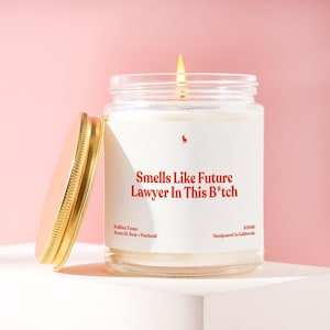 Law Student Gift Future Lawyer Candle In This B*tch Custom Present Gift Basket Law School Legal Education Pre Bar Exam Motivation B5066