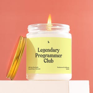Programmer Gift Box Software Developer Candle Coder Tech Professional Web Developer Computer Science Thank You Funny Birthday B5400