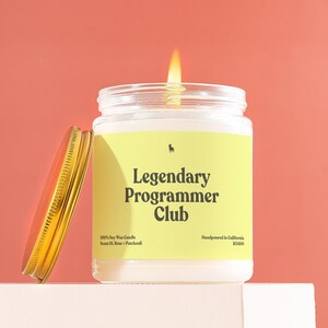 Programmer Gift Box Software Developer Candle Coder Tech Professional Web Developer Computer Science Thank You Funny Birthday B5400