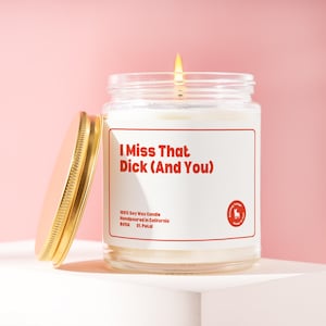 Friend Gift Long Distance Gift For Boyfriend Funny Candle Long Distance Couple Gift Birthday Gift For Him Valentines Day B056