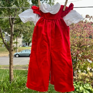 6-9 Months Red Velvet Outfit