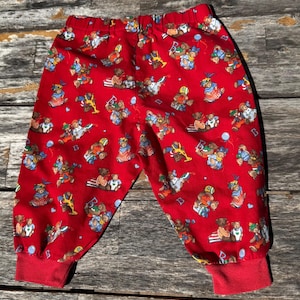 12/18 Months Teddy Bear Pants 80s