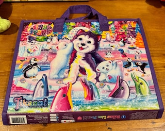 Vintage Lisa Frank Coloring and Activity Book Folder Set