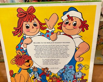 Raggedy Ann and Andy Record - Etsy