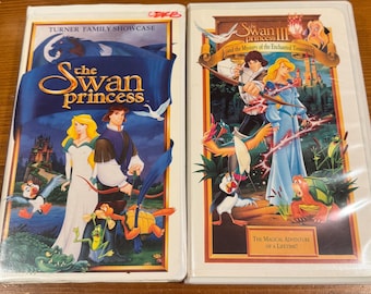 The Swan Princess & III VHS Tapes: 90s Animated Fantasy Movies