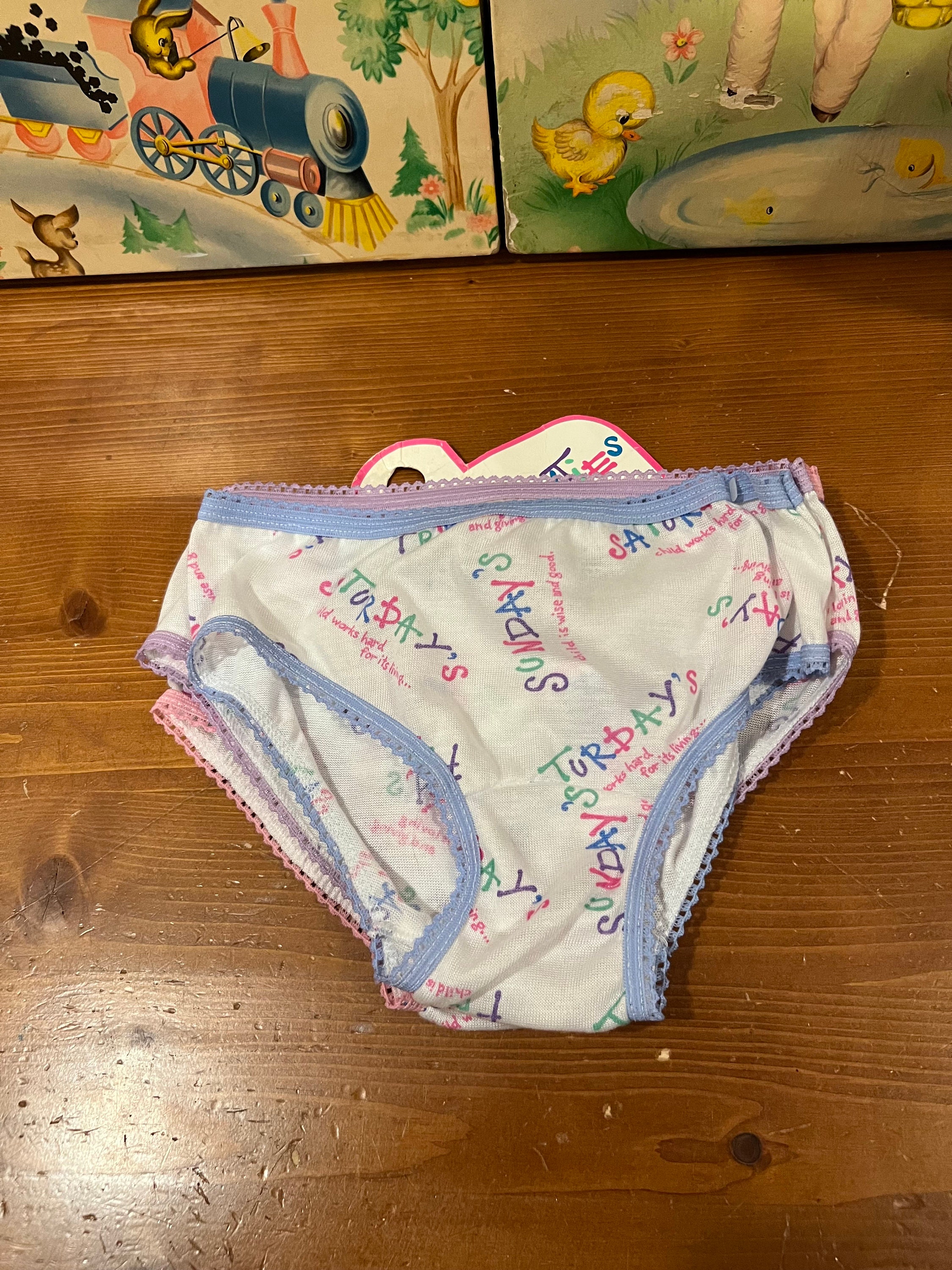 Kids 6/8 NOS Undies 1980s 