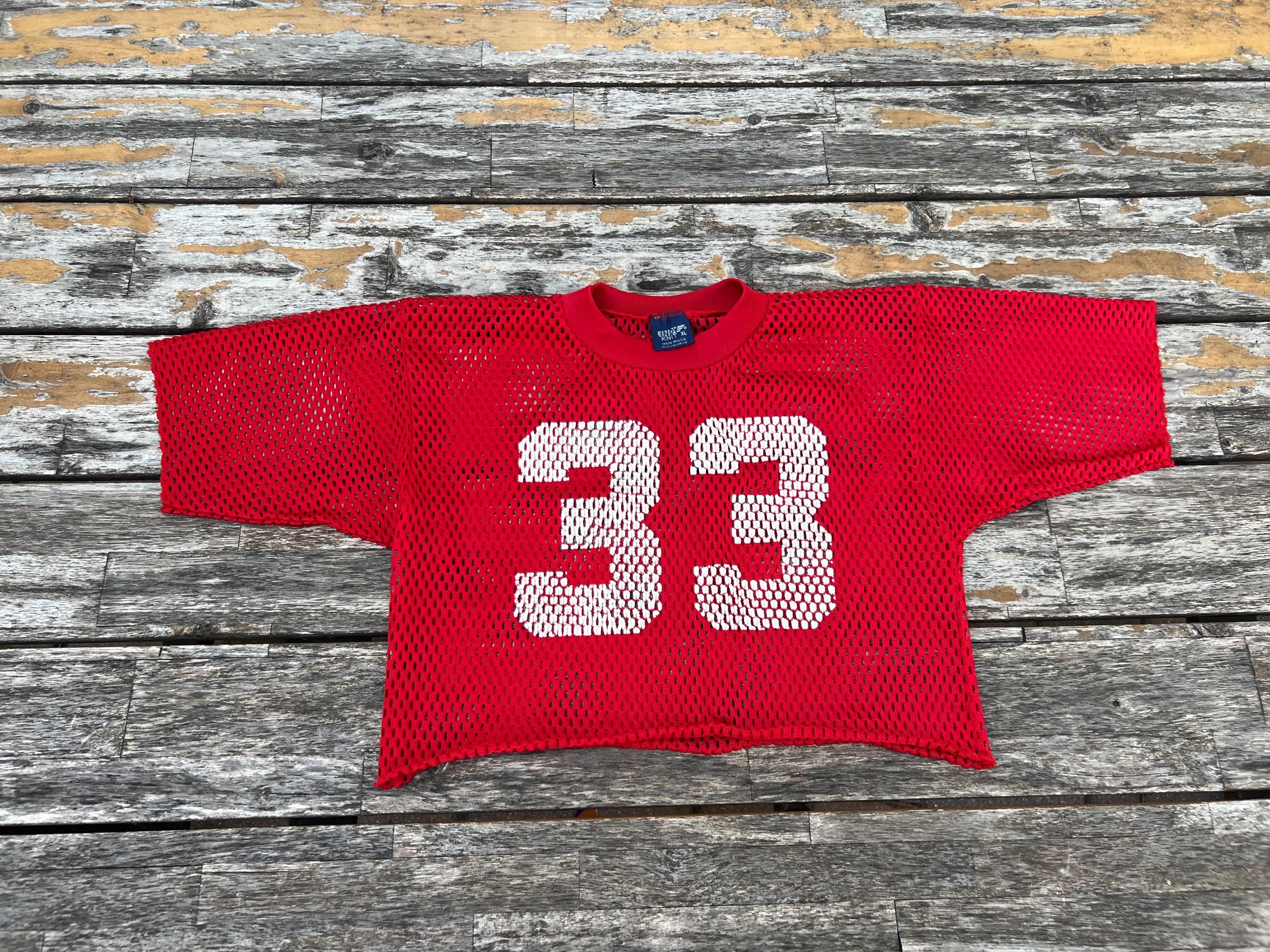 80s Champion Football Mesh T-shirt 92番 80s Champion Football Mesh T-shirt 92番 Champion Mesh Football