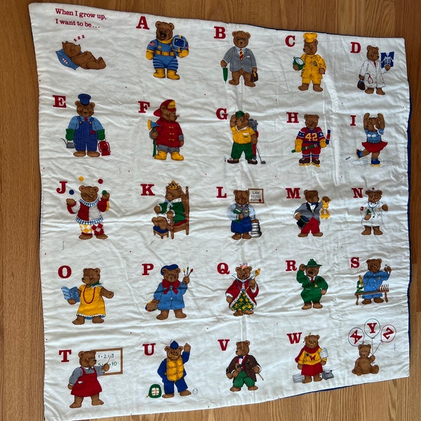 Teddy Bear Blanket Etsy