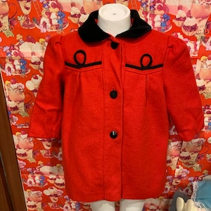 4T Red Dressy Coat