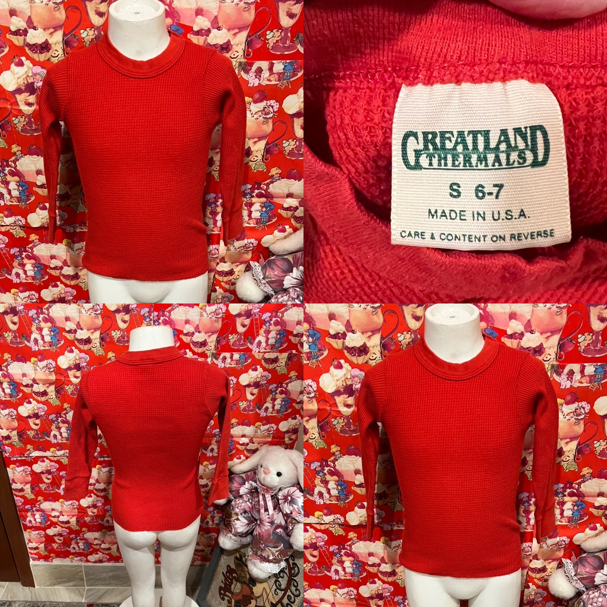 4/5 Greatland Thermal 1980s Shirt - Etsy Canada