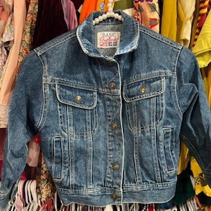 Kids 6  Basic Outlook 80’s Jean Jacket