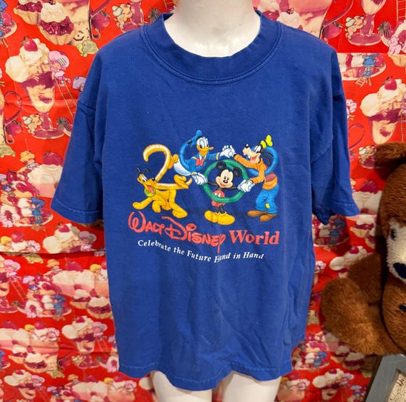 7/8 Kids Vintage 2000 Walt Disney World Tee - Etsy Israel