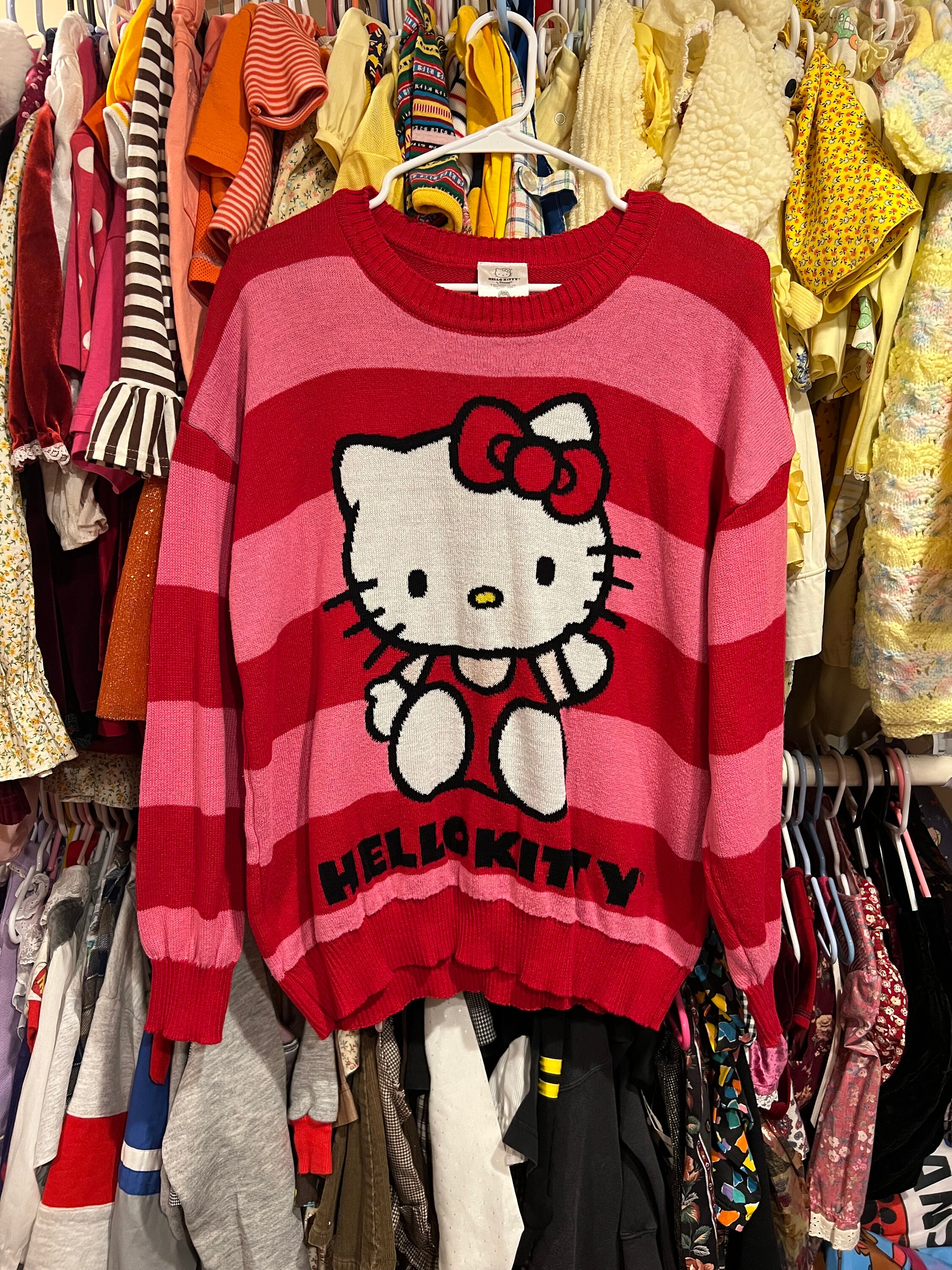XL Women s Hello Kitty Sweater Etsy