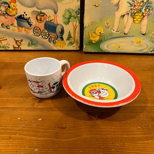 Santa Bear Plate and Cup