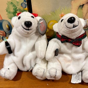 1997 Coca Cola Beanie Bears