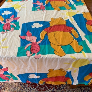 Pooh Curtain Panels: Two Panels