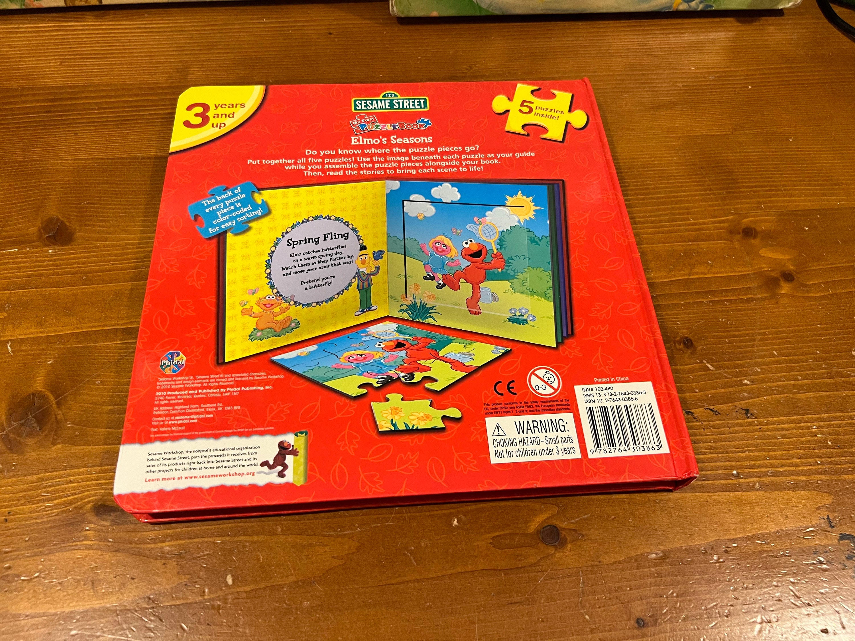 Sesame Street Puzzle Book 5 Puzzles - Etsy