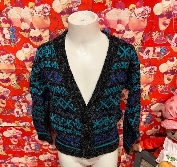 5T 5 1980s Cardigan Sweater Etsy