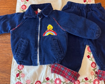9/12 Months 80s Big Bird Set