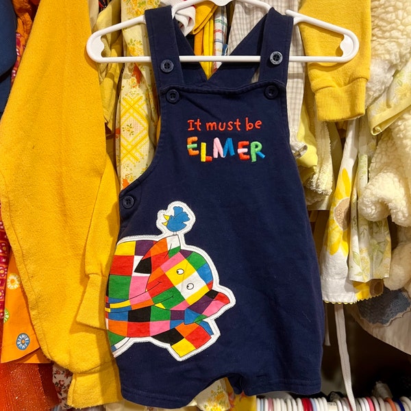 Shorty Elmer Elephant 6-9 mois