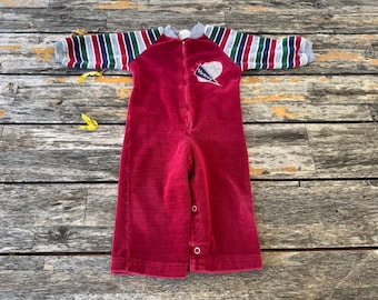 Mono de fútbol Healthtex estilo años 80 (9/12 meses)