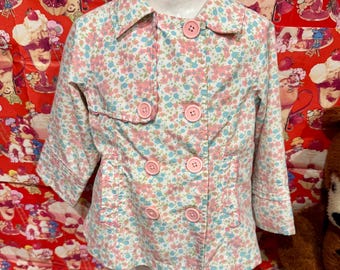 3T Floral Dress Coat