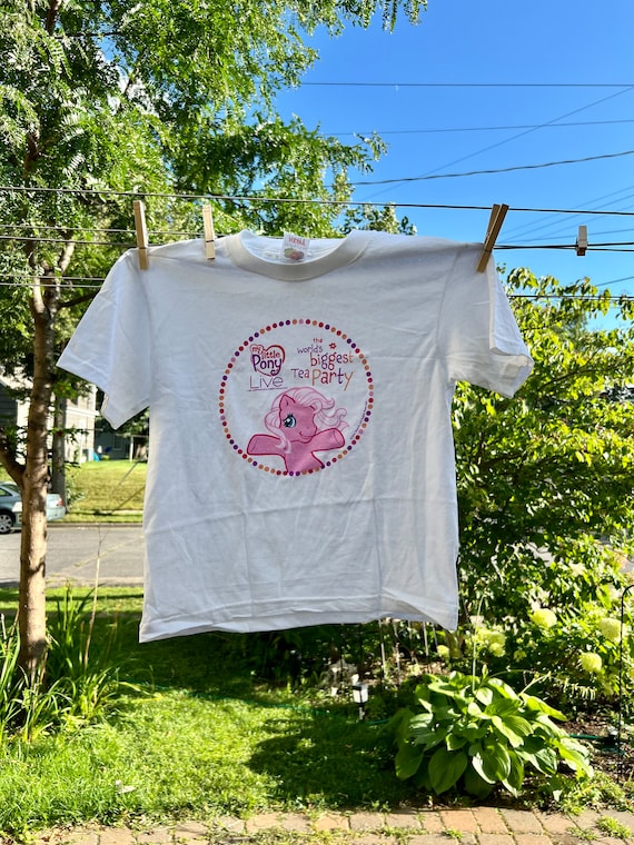 2008年マイリトルポニー Tシャツ古着ヴィンテージ  ナイルパーチ　ムチャチャ 2008年マイリトルポニー Tシャツ古着ヴィンテージ ナイルパーチ