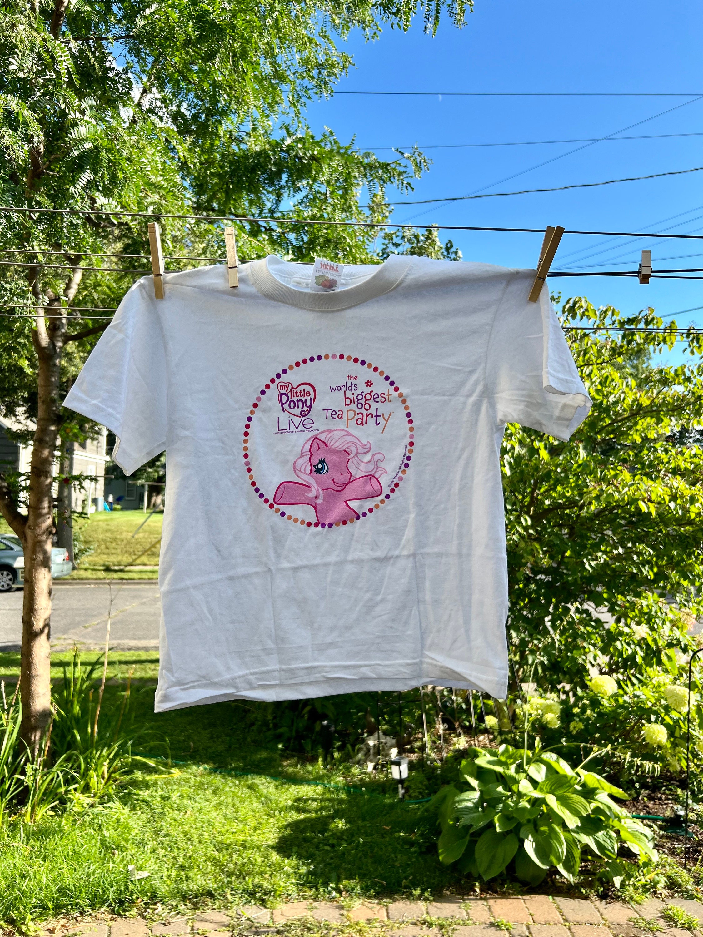 T-shirt Enfant Fille My Little Pony Bleu Marine Taille 3T - Occasion Très Bon état